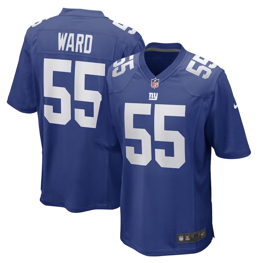 Men New York Giants 55 Jihad Ward Nike Royal Game Player NFL Jersey